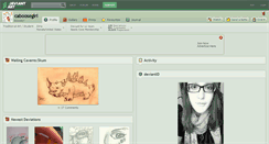 Desktop Screenshot of caboosegirl.deviantart.com