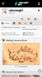 Mobile Screenshot of caboosegirl.deviantart.com