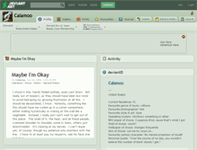 Tablet Screenshot of calamoo.deviantart.com
