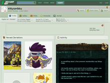 Tablet Screenshot of kittysonikku.deviantart.com