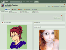 Tablet Screenshot of perfectdysfunction.deviantart.com