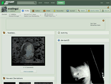 Tablet Screenshot of exstingui.deviantart.com
