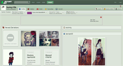 Desktop Screenshot of bunny106.deviantart.com