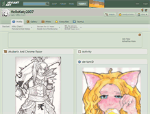 Tablet Screenshot of hellokaty2007.deviantart.com
