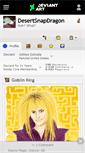 Mobile Screenshot of desertsnapdragon.deviantart.com