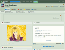 Tablet Screenshot of desertsnapdragon.deviantart.com