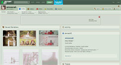 Desktop Screenshot of amooonah.deviantart.com