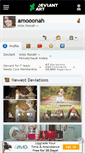 Mobile Screenshot of amooonah.deviantart.com