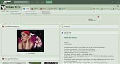 Desktop Screenshot of delicate-terror.deviantart.com