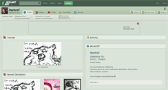 Desktop Screenshot of mantrav.deviantart.com
