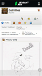 Mobile Screenshot of colmillos.deviantart.com