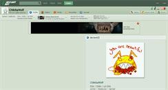 Desktop Screenshot of chikitawolf.deviantart.com