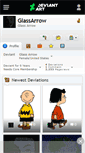 Mobile Screenshot of glassarrow.deviantart.com