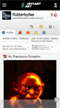 Mobile Screenshot of flutterbyfae.deviantart.com
