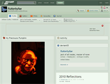 Tablet Screenshot of flutterbyfae.deviantart.com