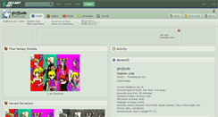 Desktop Screenshot of ginjijude.deviantart.com