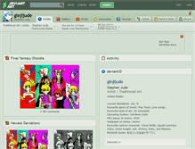 Tablet Screenshot of ginjijude.deviantart.com