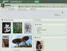Tablet Screenshot of lucardo.deviantart.com