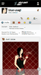 Mobile Screenshot of blue-usagi.deviantart.com