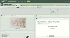 Desktop Screenshot of megaspinosaur.deviantart.com