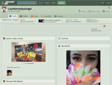 Tablet Screenshot of leonkennedysangel.deviantart.com