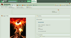 Desktop Screenshot of monsterbait.deviantart.com