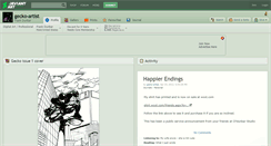Desktop Screenshot of gecko-artist.deviantart.com