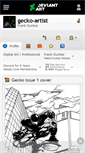 Mobile Screenshot of gecko-artist.deviantart.com