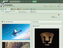 Tablet Screenshot of condedooku.deviantart.com