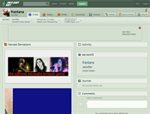 Tablet Screenshot of frantana.deviantart.com
