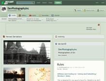Tablet Screenshot of devphotographyinc.deviantart.com