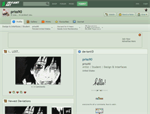 Tablet Screenshot of priss90.deviantart.com