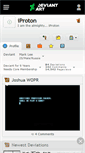 Mobile Screenshot of iproton.deviantart.com
