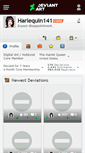 Mobile Screenshot of harlequin141.deviantart.com
