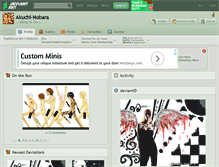 Tablet Screenshot of akuchi-nobara.deviantart.com