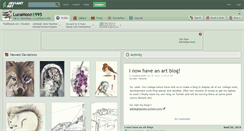 Desktop Screenshot of lunamoon1995.deviantart.com