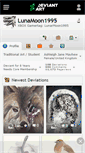Mobile Screenshot of lunamoon1995.deviantart.com