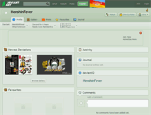Tablet Screenshot of henshinfever.deviantart.com