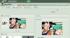 Desktop Screenshot of goku-x-bulma.deviantart.com