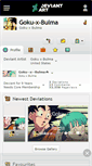 Mobile Screenshot of goku-x-bulma.deviantart.com