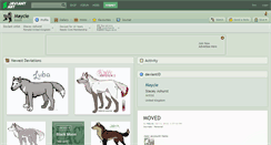 Desktop Screenshot of maycie.deviantart.com