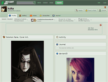 Tablet Screenshot of kulka.deviantart.com