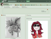 Tablet Screenshot of fofosilver.deviantart.com