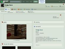 Tablet Screenshot of dodgy-dave.deviantart.com