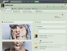 Tablet Screenshot of buffet-froid.deviantart.com