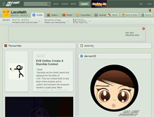 Tablet Screenshot of locomath.deviantart.com