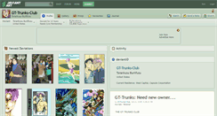 Desktop Screenshot of gt-trunks-club.deviantart.com