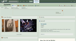 Desktop Screenshot of dockspider.deviantart.com