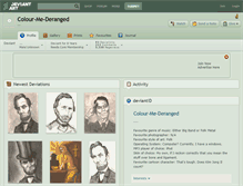 Tablet Screenshot of colour-me-deranged.deviantart.com