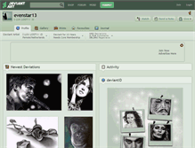 Tablet Screenshot of evenstar13.deviantart.com